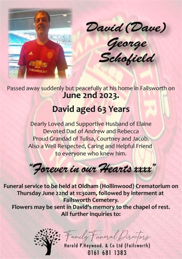 
David George Obituary, What was David George Cause of Death? 