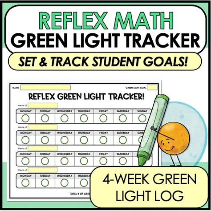 How do you get a green light in reflex math