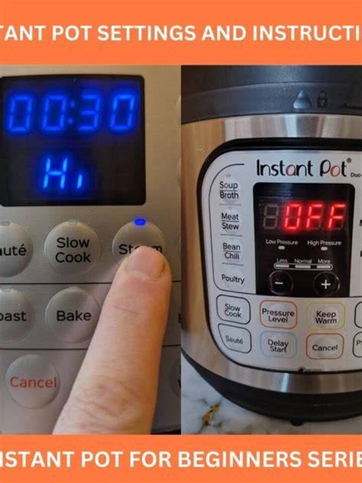 How to reset instant pot
