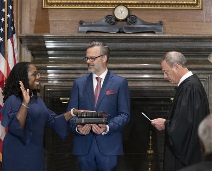 
Supreme Court Justice Ketanji Brown Jackson Takes Part in Formal Swearing-in Ceremony 